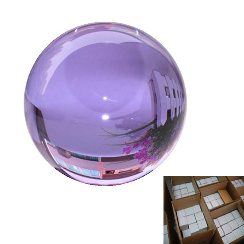 晶韵k9材料紫色40毫米水晶球 魔术摄影道具家居装饰摆件玻璃球
