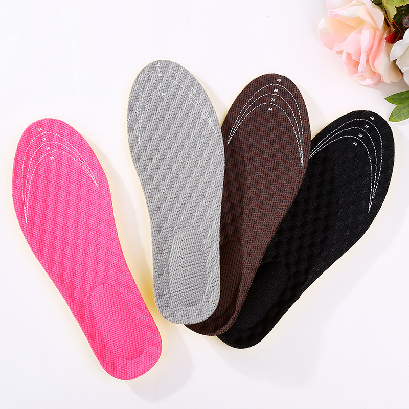 舒适透气吸汗发泡鞋垫减震弹力运动型休闲防臭篮球军训可裁剪