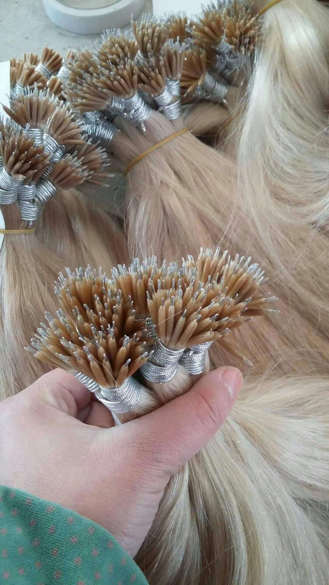 钢丝发外贸欧美流行铝线发nano hair隐形接发钢丝发