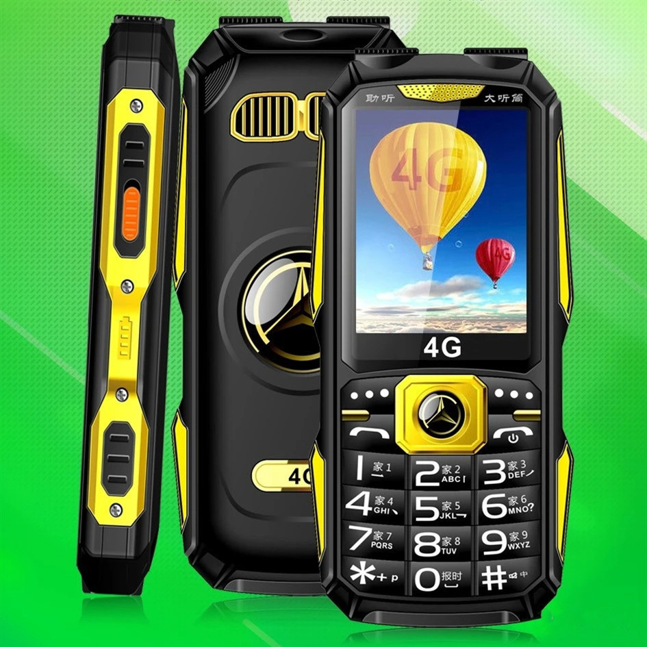电霸三防老人机全网通4g超长待机移动电信联通4g大字声老年人手机