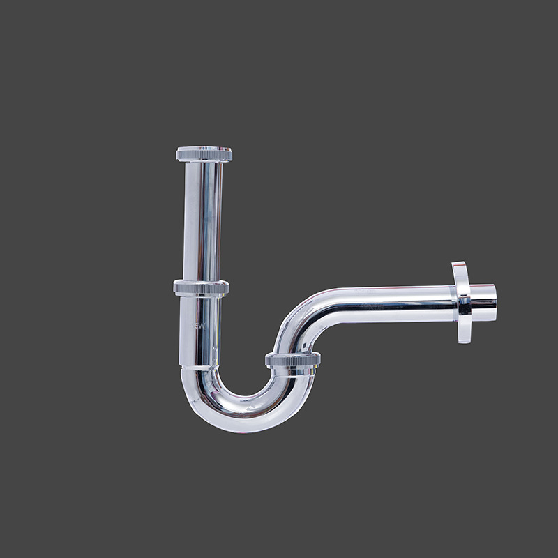 电镀脸盆下水p弯脸盆下水管td-d211