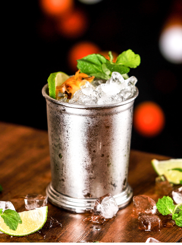 台湾薄荷朱丽普杯鞠丽普杯不锈钢鸡尾酒杯mojito mint julepcup