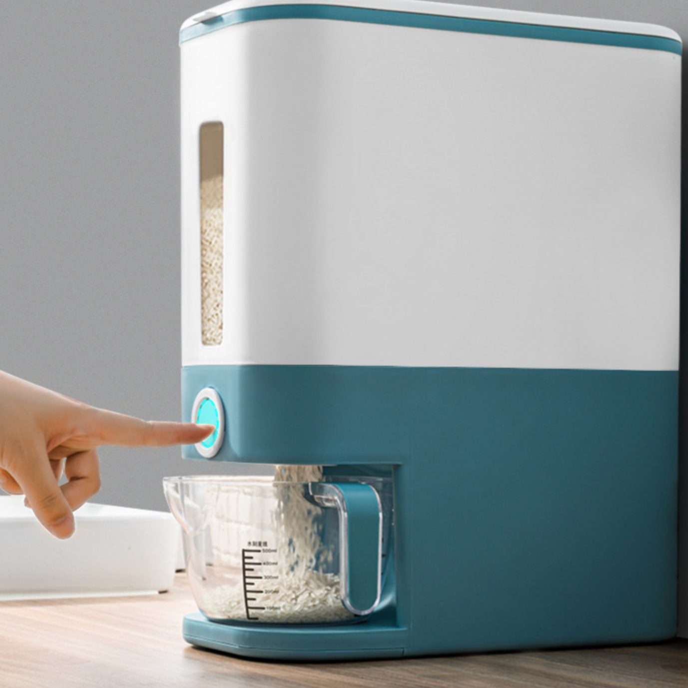 全自动计量米桶米缸家用防虫防潮密封自动出米装大米收纳盒储米箱