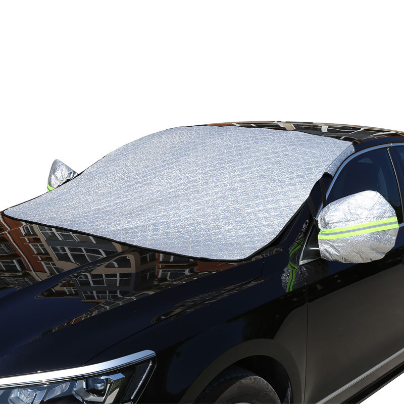 量车用遮阳防晒防雪防尘防霜汽车遮雪挡车衣车罩冬季防雪防霜半罩