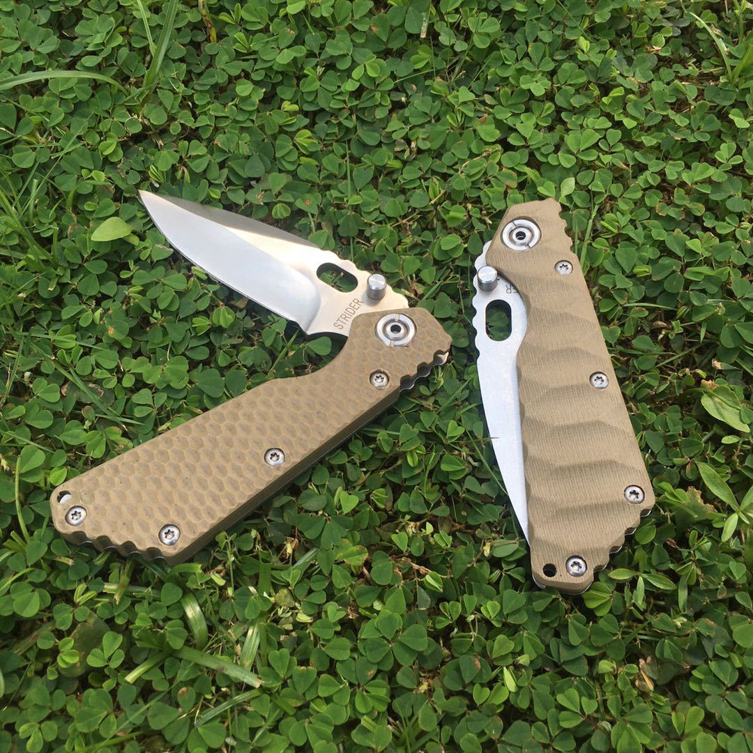 挺进者折叠刀户外求生随身战术刀野外生存多功能刀便携g10柄折刀