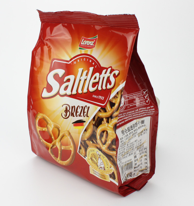 波兰进口lorenz劳仑兹迷你蝴蝶型饼干圈 劳伦兹蛋糕装饰休闲零食