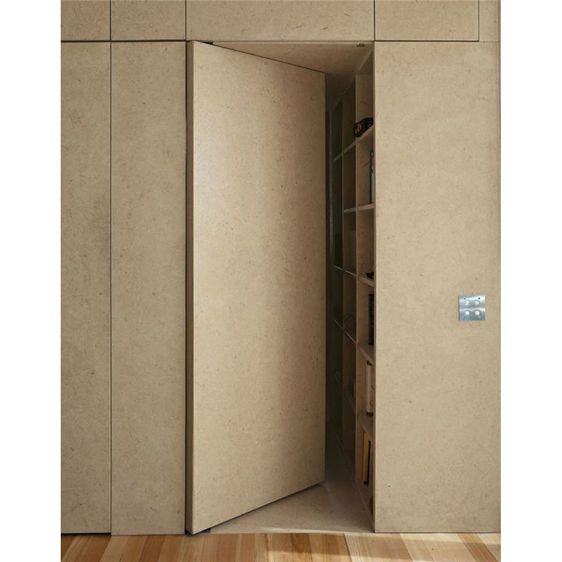 来图定制现代墙背景门防火隔音隐形实木门卧室平板暗门厂家直销