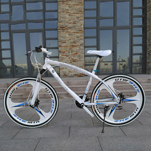 厂销宝X6折叠山地自行车一体轮捷安架形双碟刹成人变速车学生单车