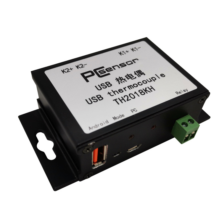 高温usb无隔离热电偶插接式k型探头带android继电器接口0400