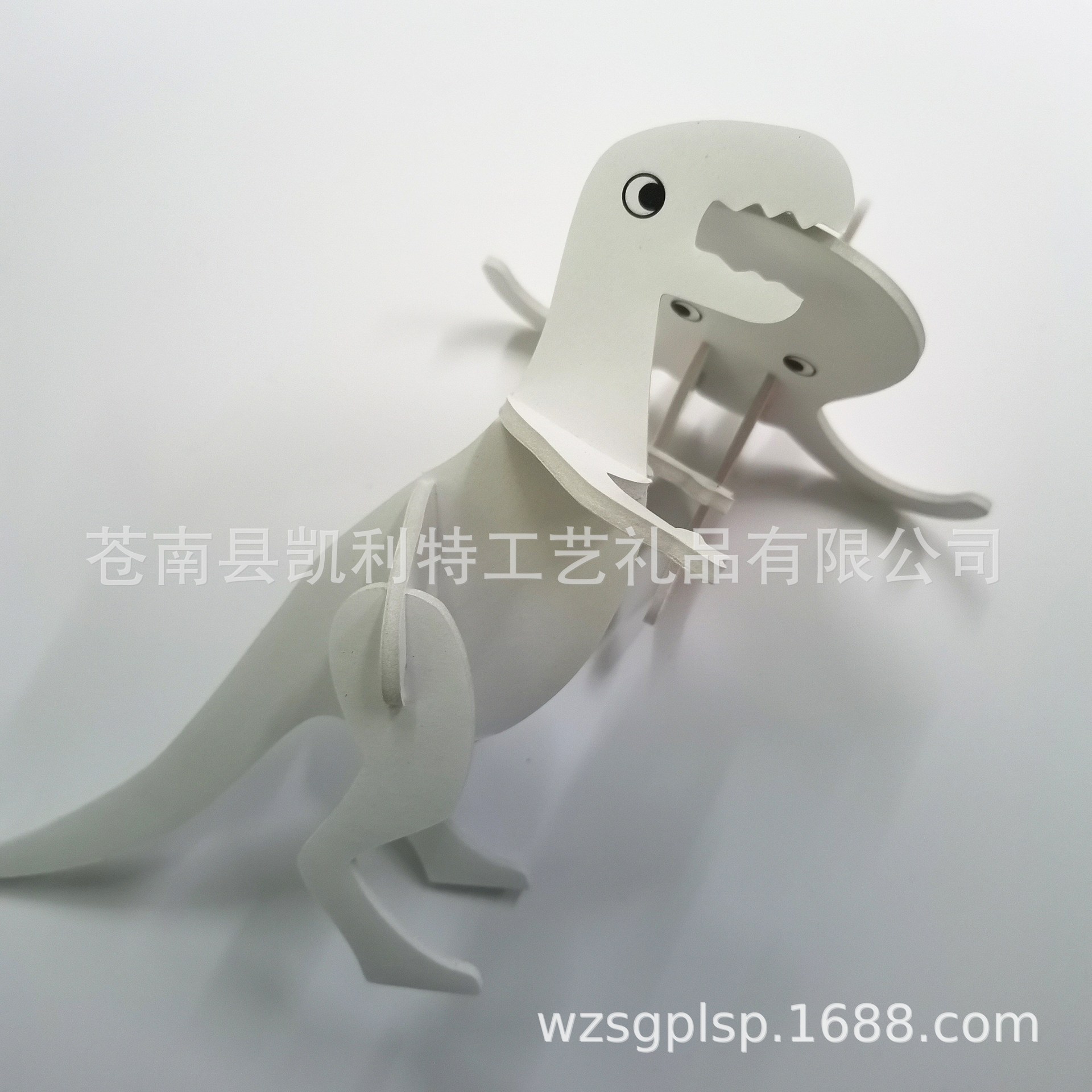 厂家定制3d立体拼图动物模型diy模型 kt板拼图 恐龙海绵立体拼图
