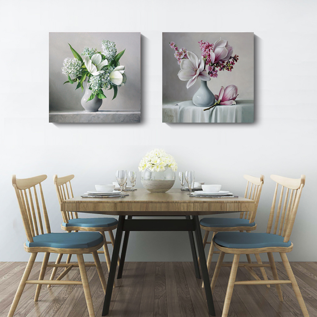 厂家餐厅装饰画 静物花卉厨房饭厅喷绘油画酒店公寓民宿挂画