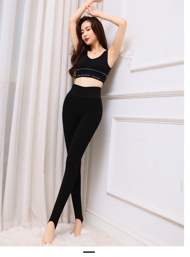 恒源祥驼绒打底裤女加绒加厚2020冬季棉裤外穿宽松大码东北厚棉裤