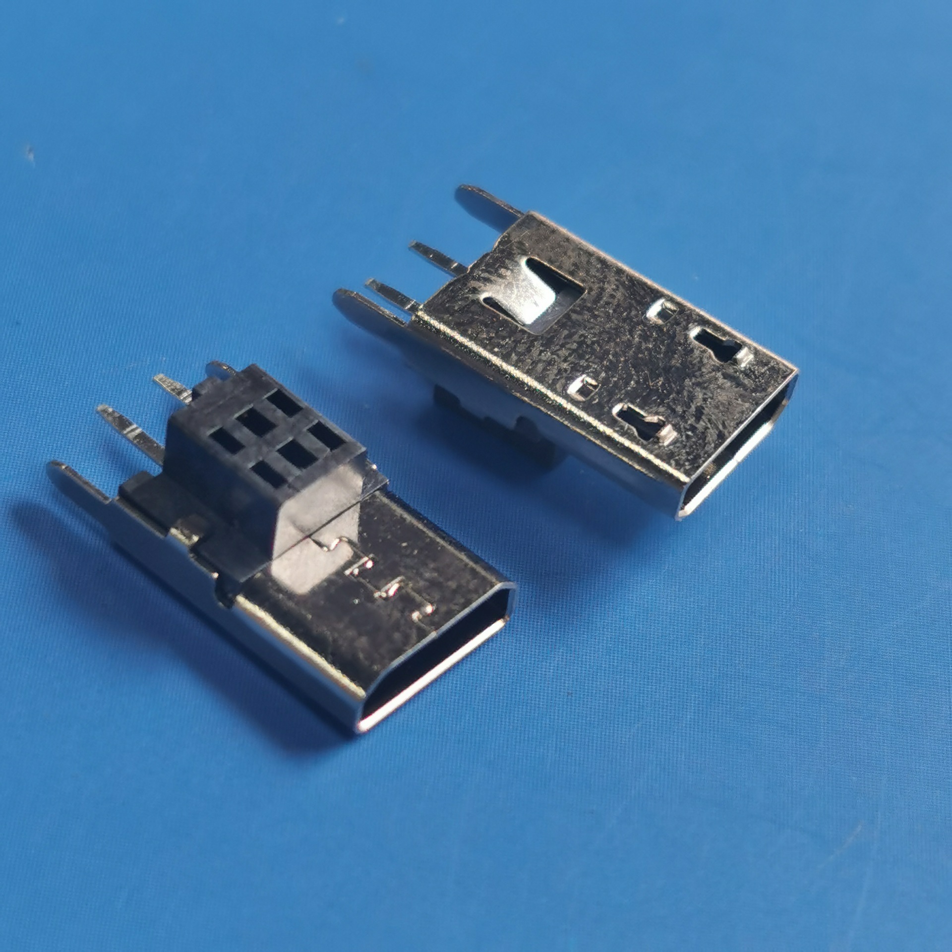 micro usb加高2p母座180度小家电专用母座 l=10 10.5 11 12 14高