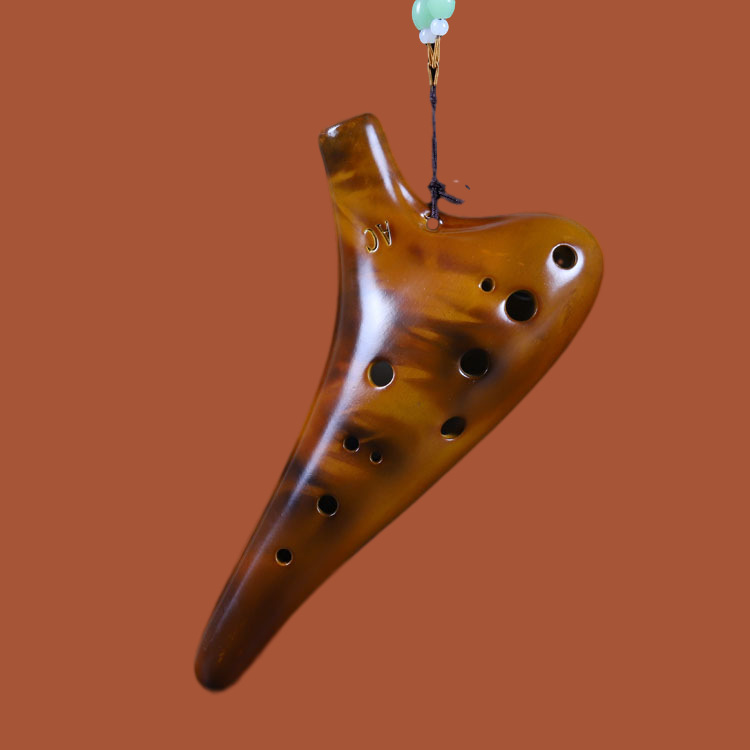 新品十二孔陶笛中音c调ac批发 初学 学校教学陶笛12孔 民族乐器