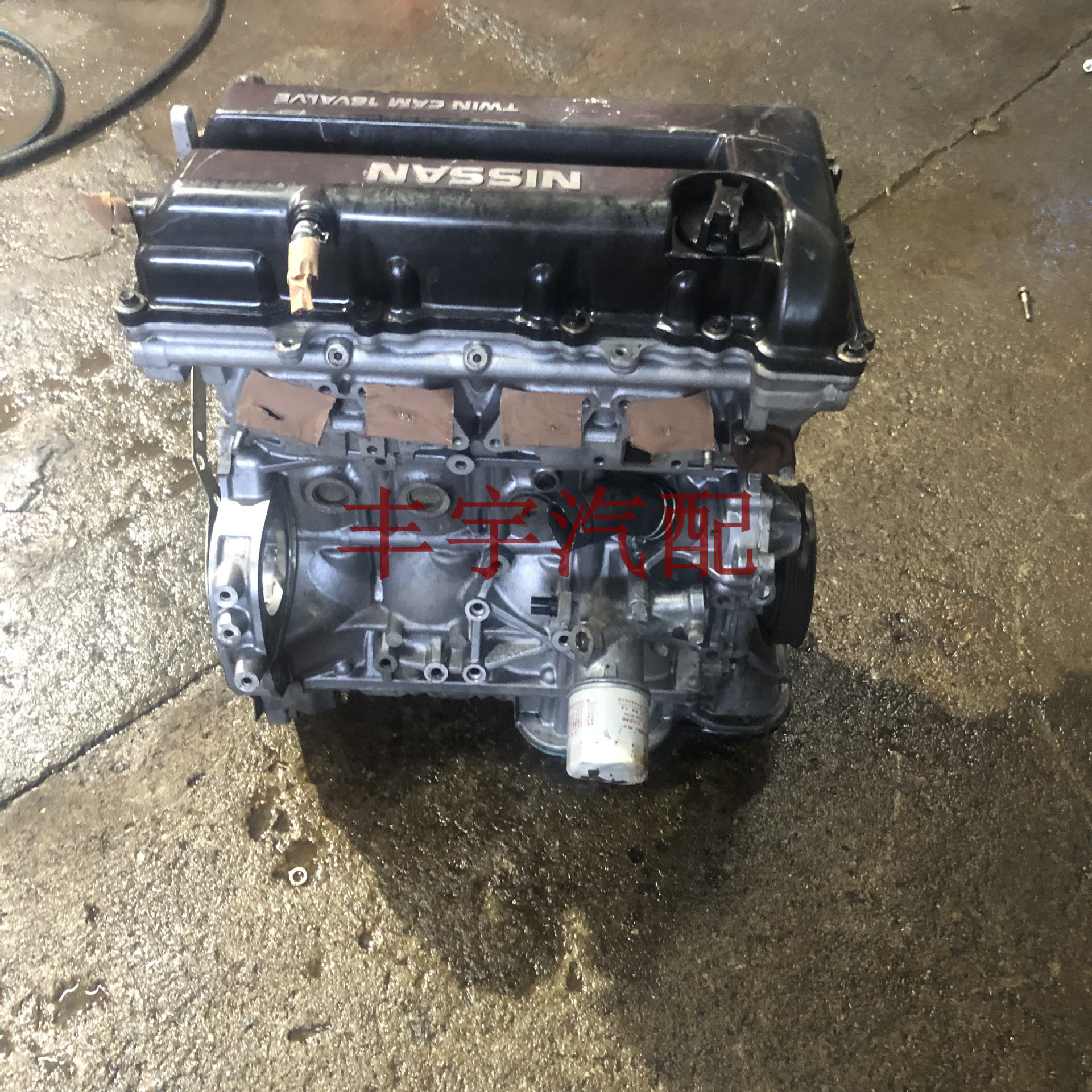 适用于尼桑风神蓝鸟2.0阳光 2.0n16 sr20 eq486发动机变速箱总成