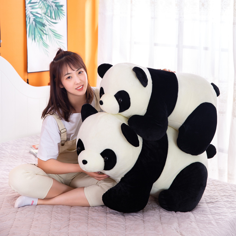 Giant Panda Doll Plush Toys Ragdoll Doll Pillow Stall Gift Wholesale Logo Can Be Added