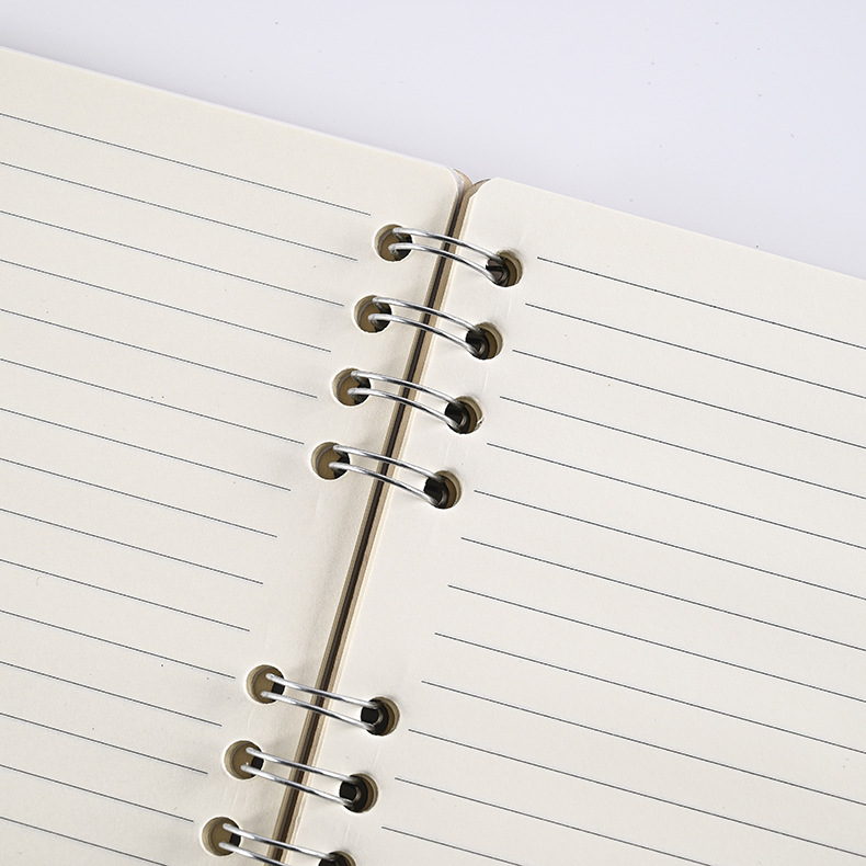 厂家批发便签纸线圈笔记本定做牛皮纸线圈本活页记事本定制logo