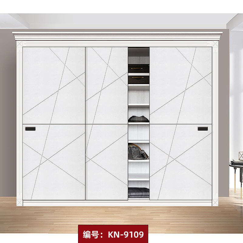 衣柜门定制雕刻橱柜门订制衣柜推拉门定做网红北欧简约定制滑动门