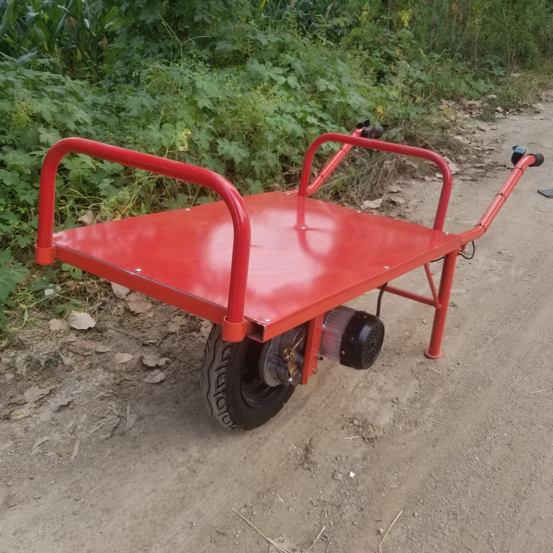 节能环保助力手推车 山地小道货物转运车 电动鸡公车图片参数