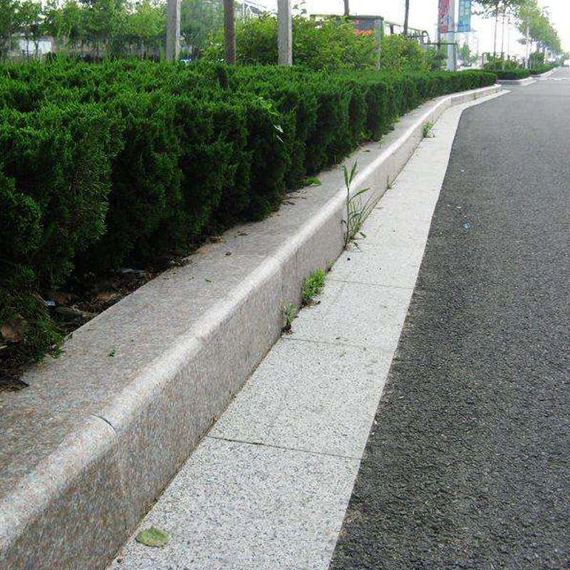 厂家供应白芝麻灰路牙石马路侧石路牙石花岗岩路缘石路边街道沿石