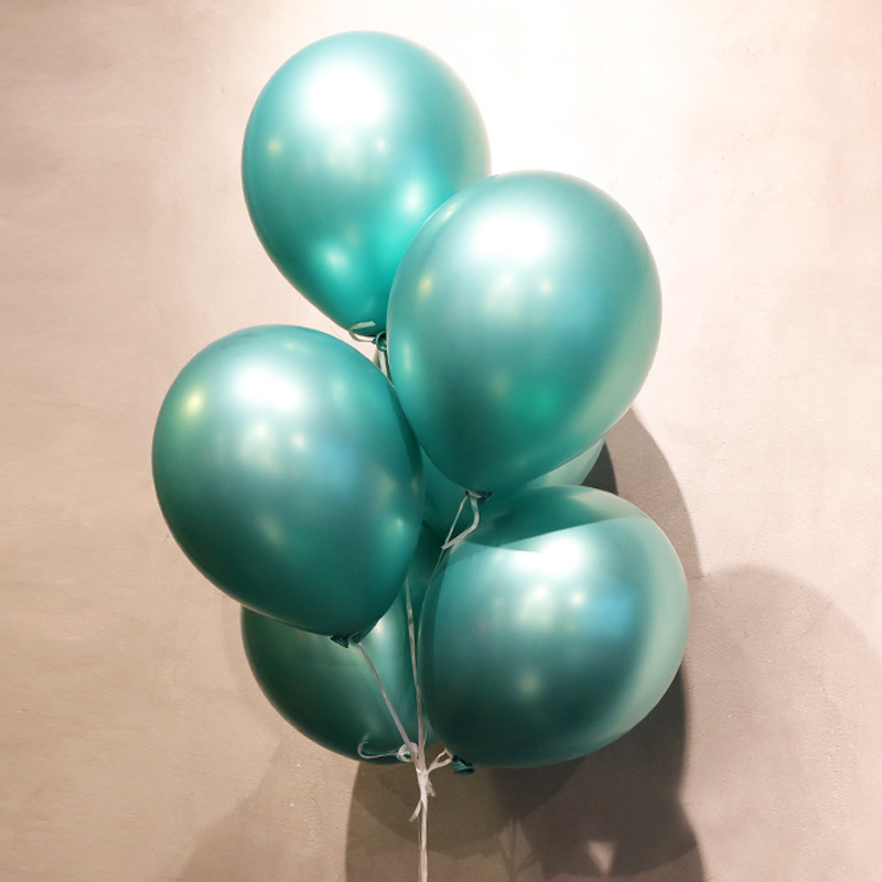 Thickened 2.8G 50 Pcs Metallic Balloon Wedding Room Wedding Scene Layout Birthday Party Decoration Supplies