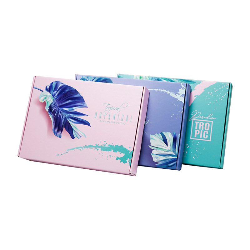 彩色飞机盒定做双面jk制服包装盒宋制明制汉服服装包装飞机盒定制