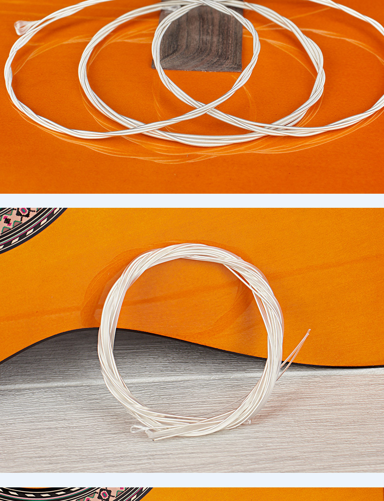 古典尼龙弦 优质吉他复合呢哝琴弦 镀银古典吉他弦工厂弦线 乐器