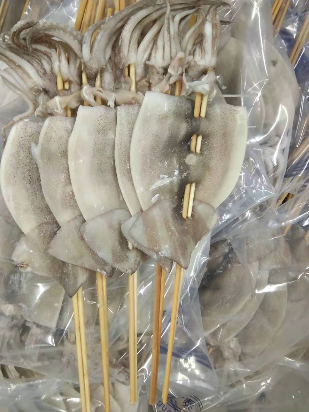 鱿鱼串铁板大鱿鱼八爪鱼鲜活冷冻须烧烤鱿鱼板串食品半成品批发