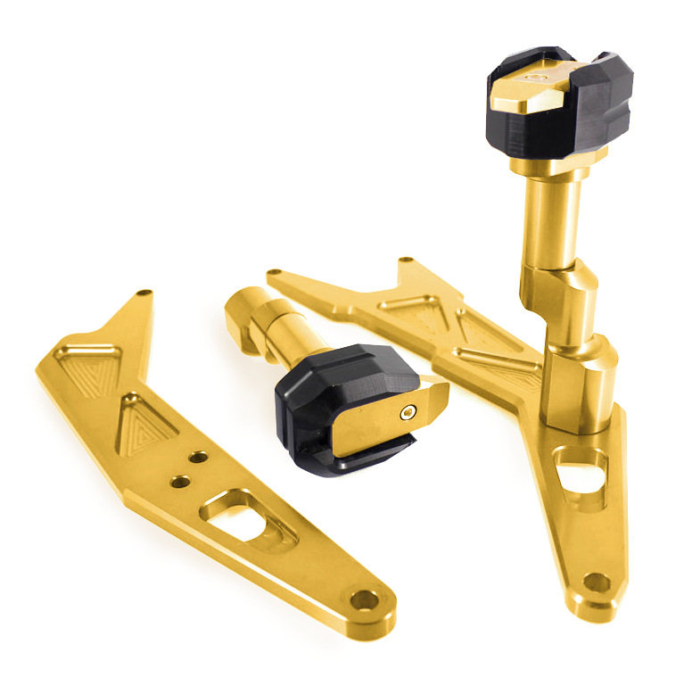 摩托车改装件 车身防摔棒保护块 适用ninja250 ninja300 小忍者-阿里