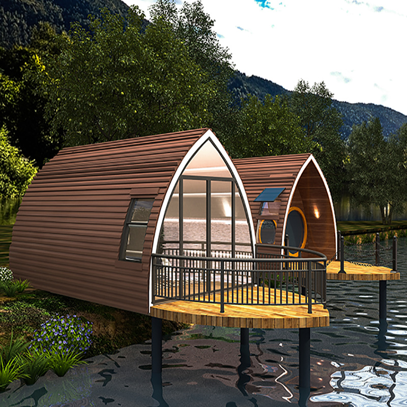 工厂销售景区活动房旅游度假屋文旅船屋模块化装配式建筑钢结构房