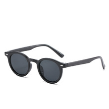 2020新款时尚米钉太阳镜 韩版个性墨镜复古街拍圆框太阳眼镜UV400