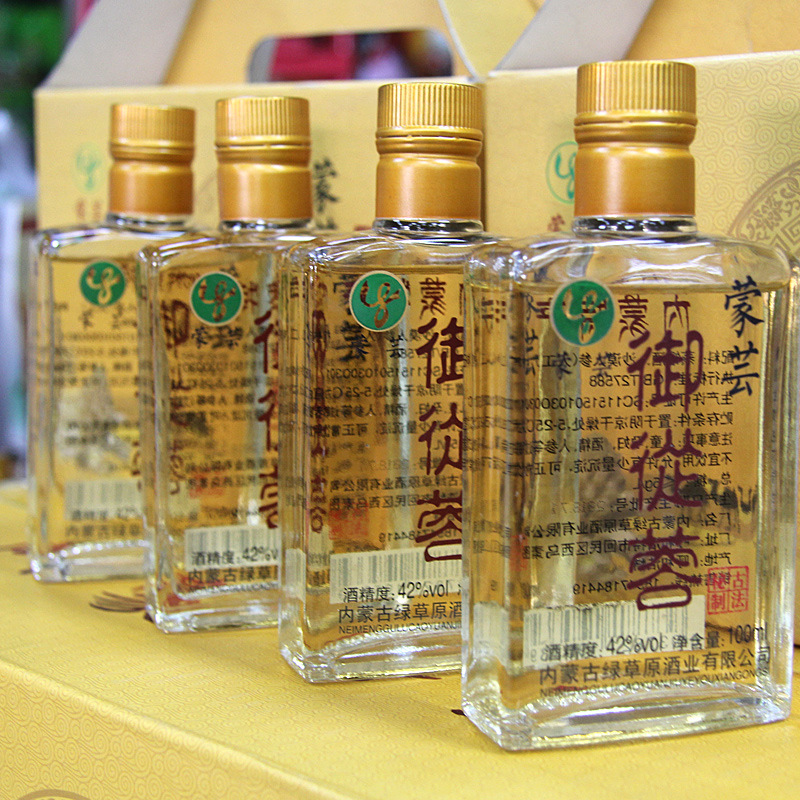 内蒙特产蒙芸御苁蓉酒100ml*4瓶(1箱16瓶)成人补酒养生