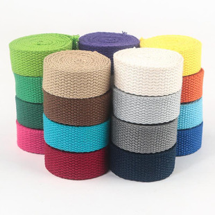 厂家直销彩色加厚背包带子箱包带子帆布带子支持一件代发跨境专供