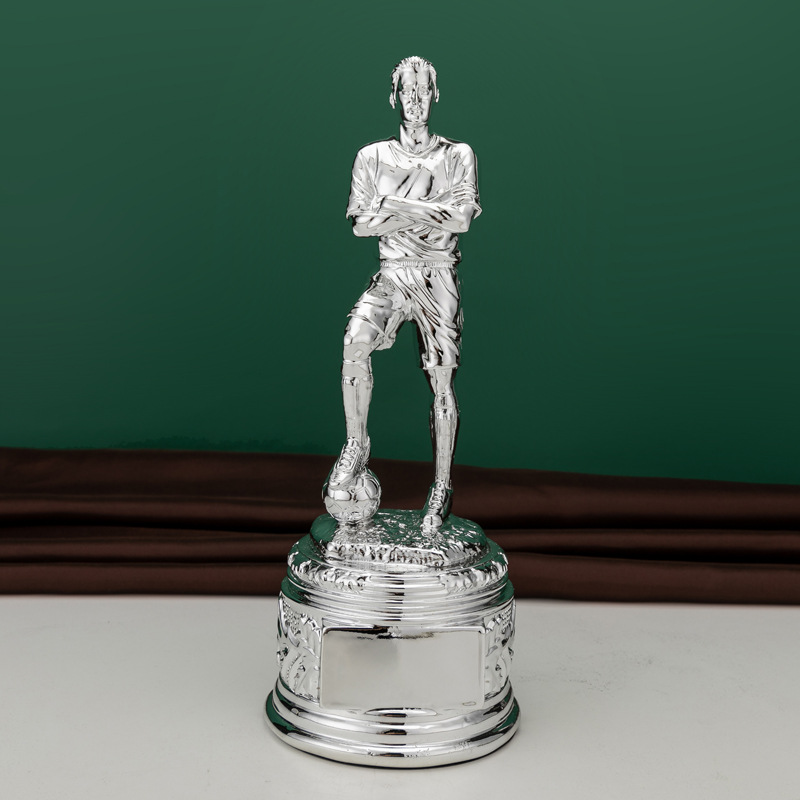 足球先生球员奖杯 体育颁奖礼品 树脂工艺摆件射手mvp 球迷用品