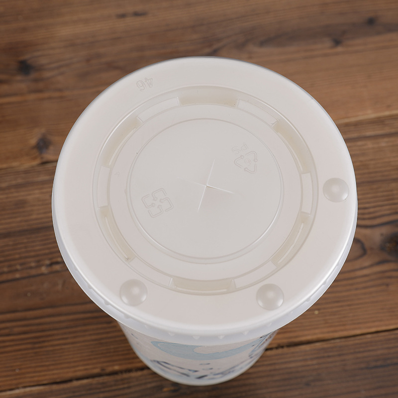 加厚广告纸杯定制一次性纸杯带盖定制纸杯定制logo可乐杯饮料杯