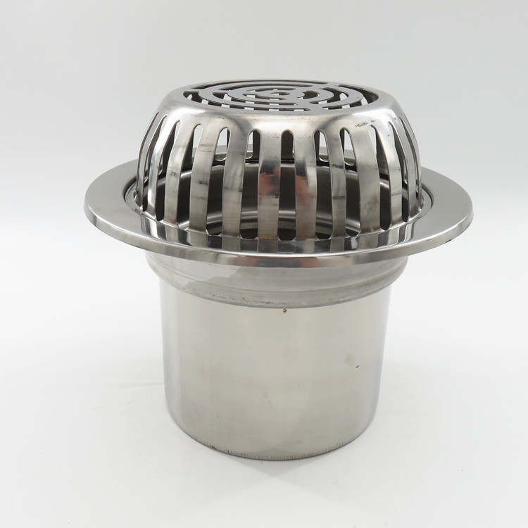 87型不锈钢户外天台地漏防阻塞雨水斗阳台室外露台花园防堵地漏盖