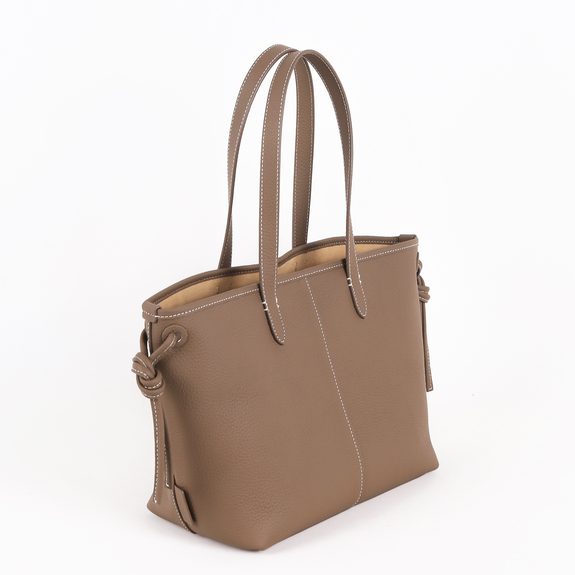 出口日本简约托特包sign女士大容量单肩包头层牛皮手提包tote女包