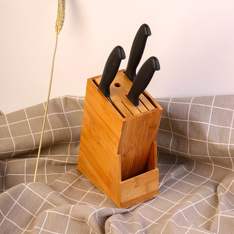 批发木刀架厨房用品菜刀架刀座收纳刀具架子筷子架多功能置物架