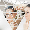 Acrylic decorate Triangle combination mirror Mirror Wall stickers 3d three-dimensional triangle Side 15cm Acrylic decorate Triangle combination mirror Mirror Wall stickers 3d three-dimensional triangle Side 15cm