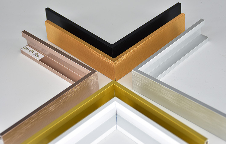 铝合金装饰画挂墙金属相框批发画框线条海报油画外框证书框照片框