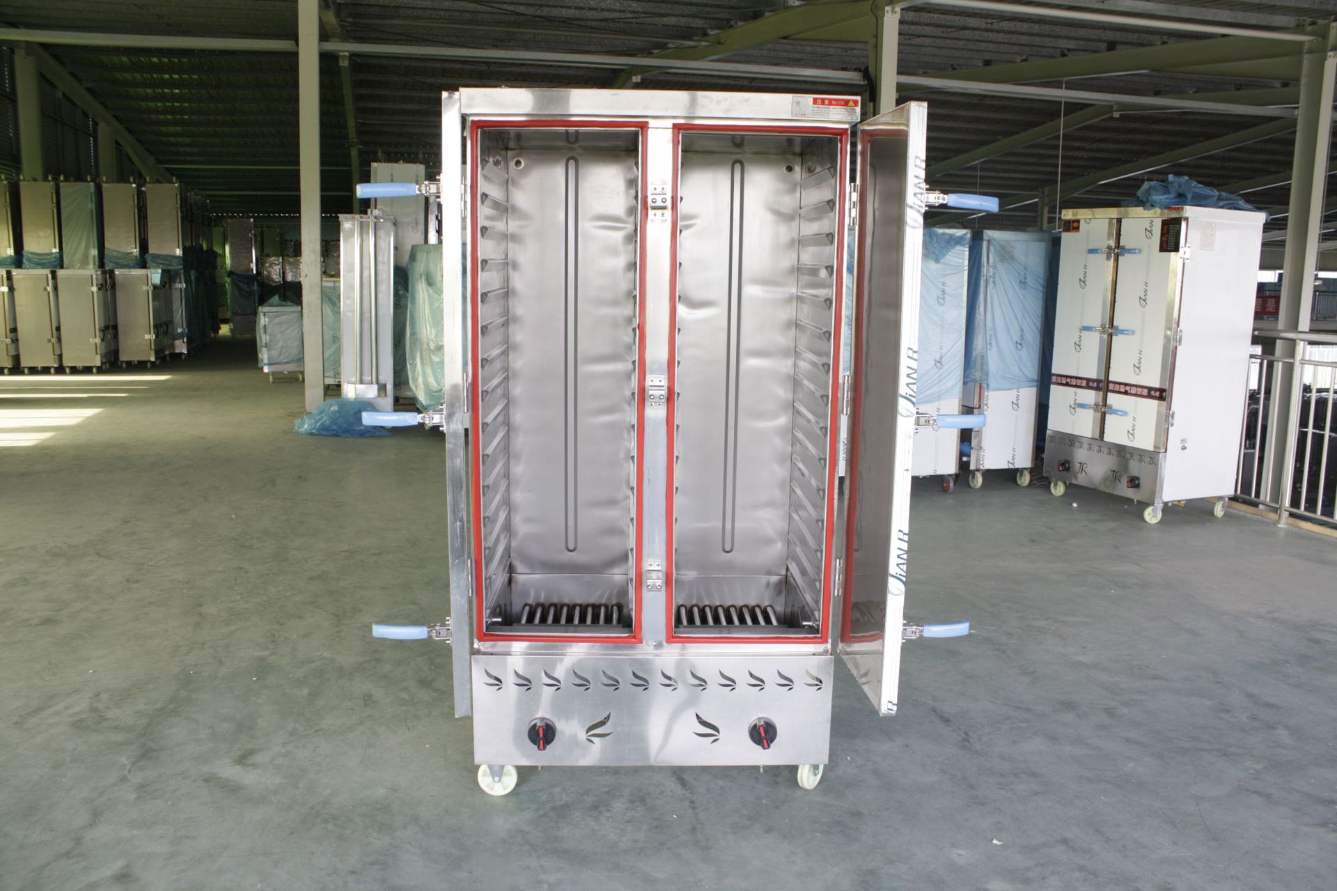 商用大型30盘蒸柜48盘天然气蒸饭柜36盘煤气蒸饭箱60盘电蒸馒头机