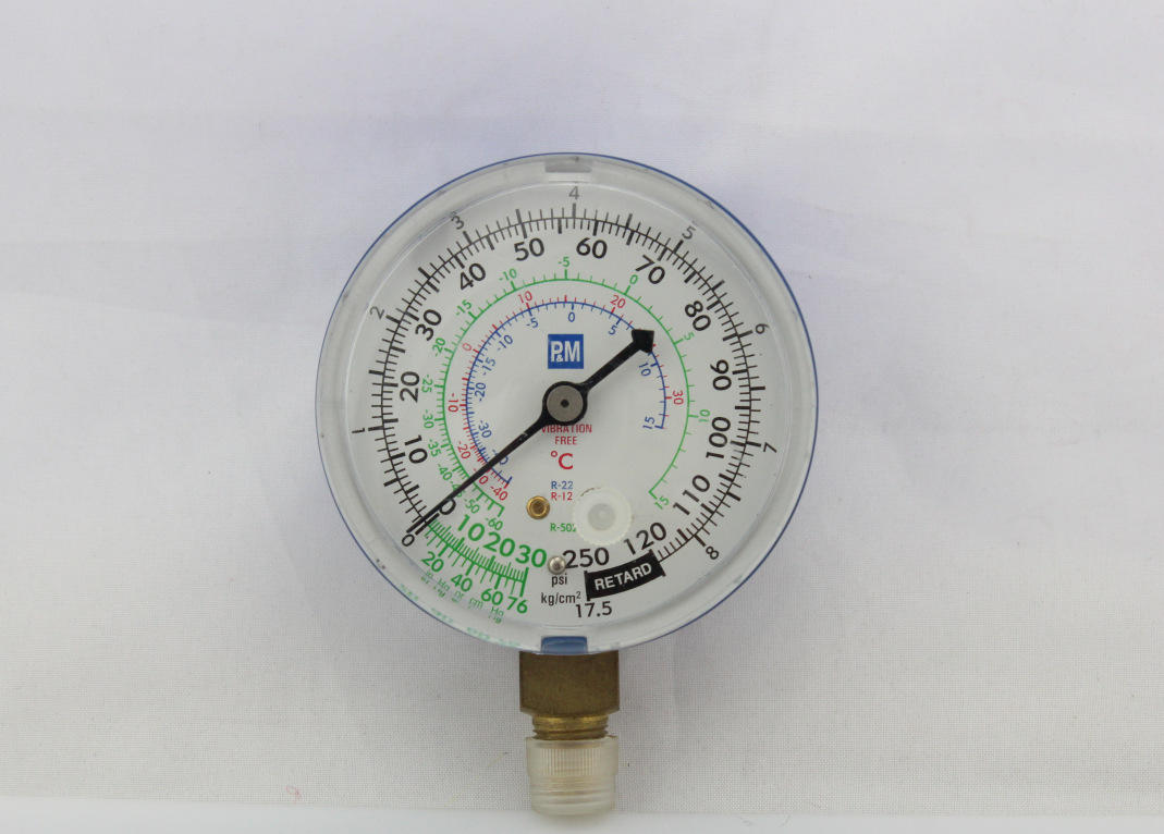 厂家供应空调冷媒表 空气压力表 空气管道压力表