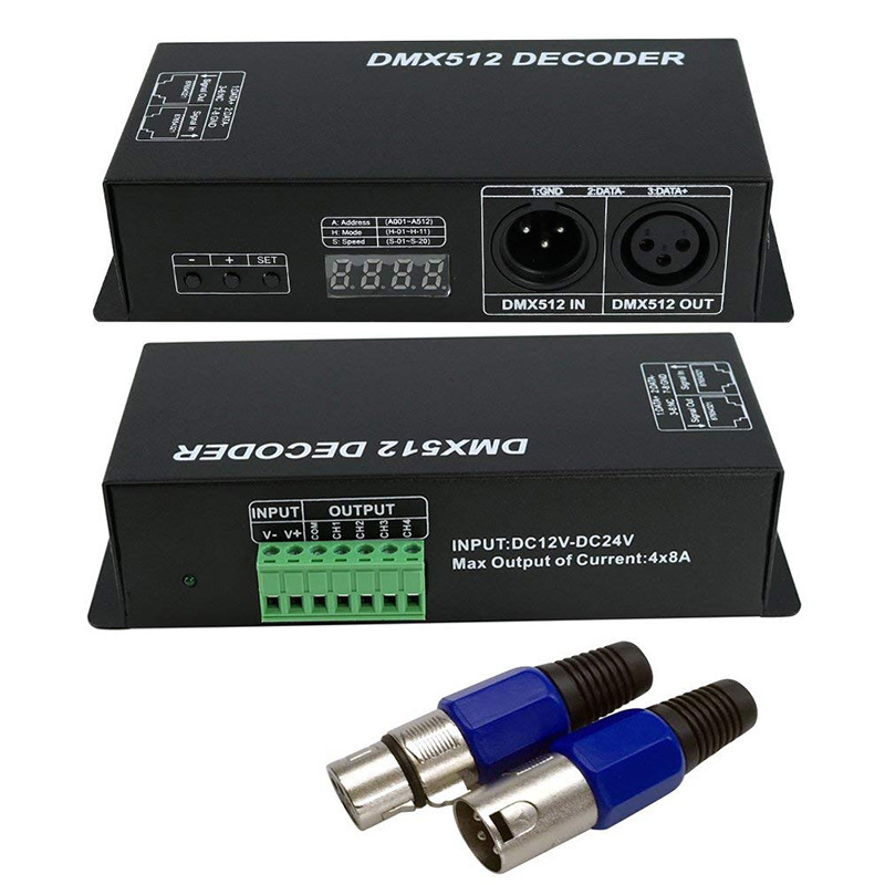 dmx512解码器led灯条解码器ledrgb灯条解码器rgbw解码器