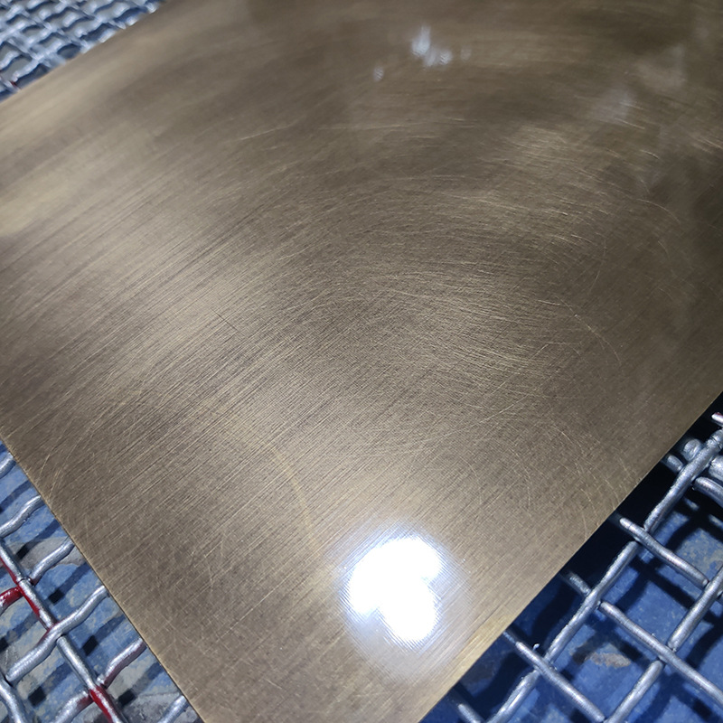 红铜做旧仿古铜板 黄铜拉丝发黑铜板 手工乱纹装饰铜板 封油处理