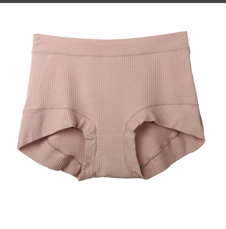 女士再生纤维莫代尔内裤女高腰平角内裤头棉质裆透气无痕大码厂家