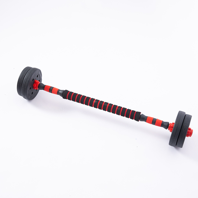 Removable Rubber-Coated Dumbbell Men's Foot Weight Dumbbell Sports Equipment Barbell Dumbbell