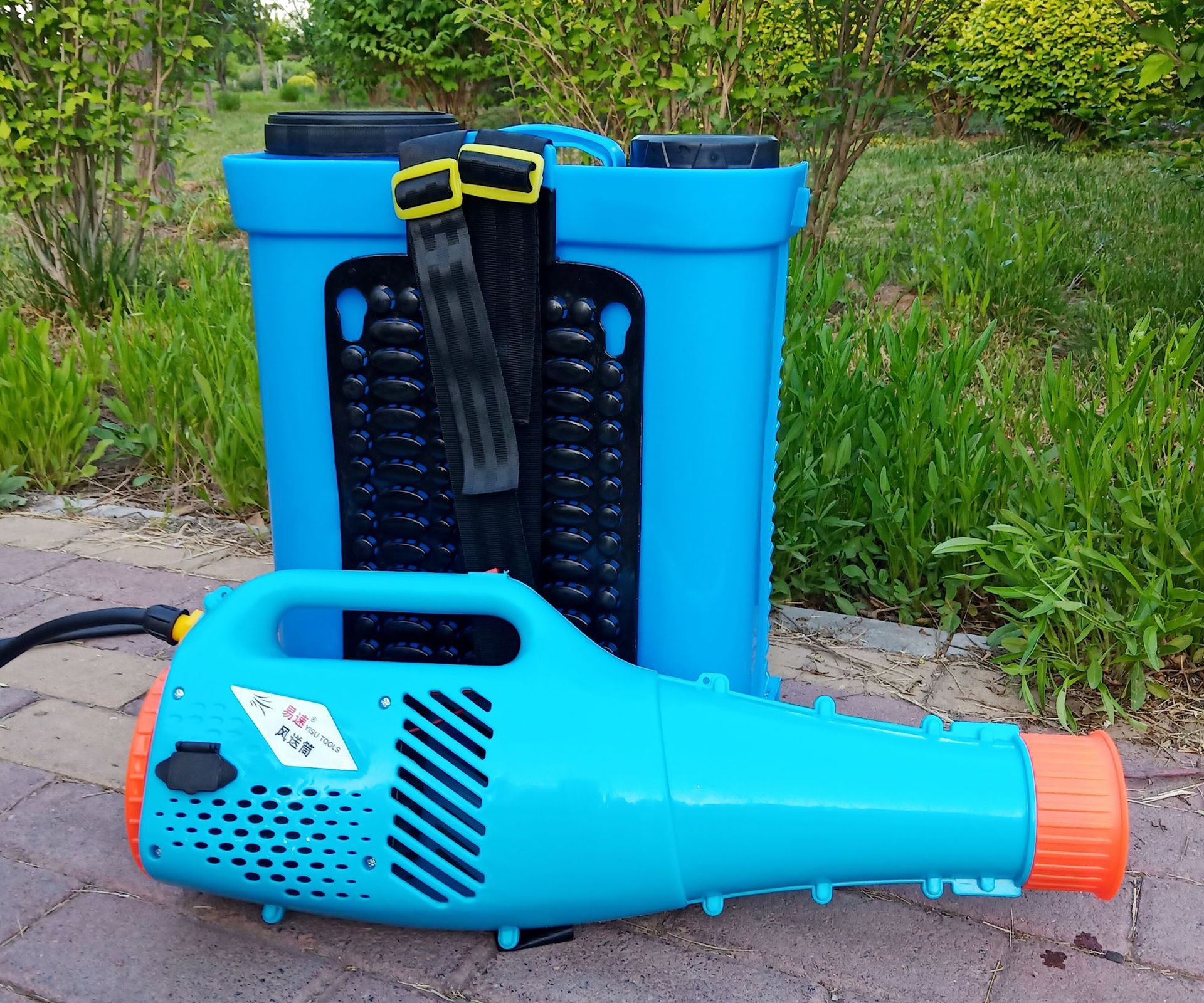 易速超强风送筒可装电池送风筒电动喷雾器风送机农用打药机弥雾机