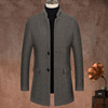 Autumn and winter man woolen coat Stand collar Mid length version woolen overcoat Self cultivation Wool coat Woolen coat thickening Autumn and winter man woolen coat Stand collar Mid length version woolen overcoat Self cultivation Wool coat Woolen coat thickening