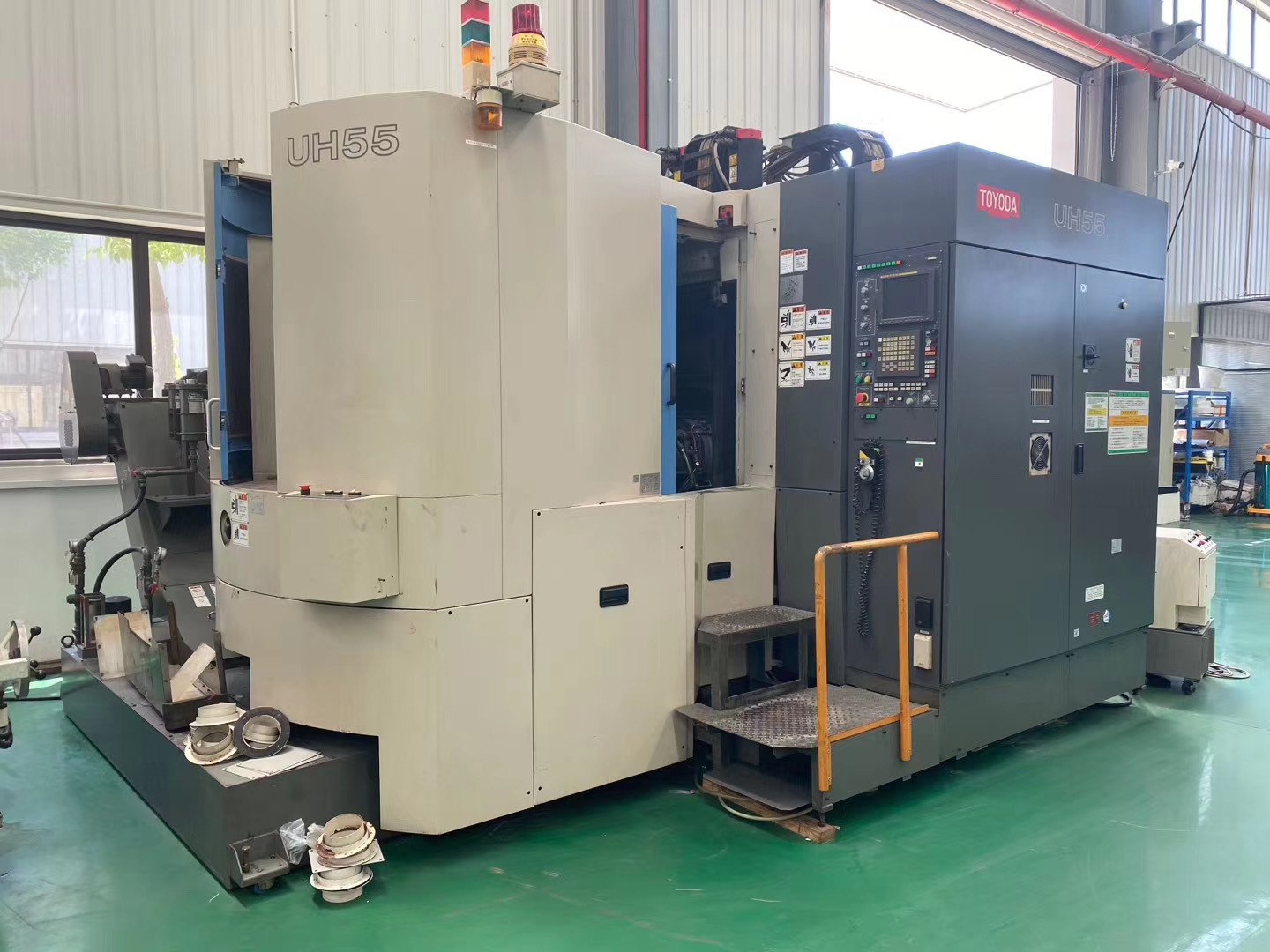 日本原装丰田uh55卧式加工中心卧加