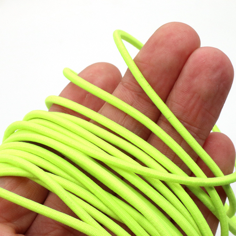 5毫米橡皮筋高弹力绳牛筋绳猪鼻调节扣圆松紧绳